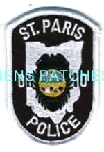OHIO,SAINT ST PARIS POLICE HAT PATCH 1_wm